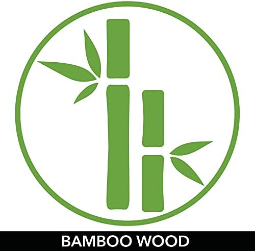 MDESING BAMBOO WOOD 3 TIER מארגן דלפק BIN, קופסת אחסון רב-תאי לחדר אמבטיה, ארונות, מדפים, משטחי