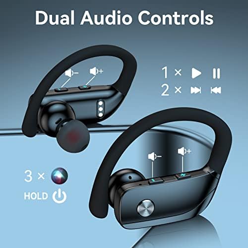 FK מסחר באוזניות אלחוטיות עבור Doogee S89 Pro Bluetooth אוזניות 48 שעות משחקות אוזניות ספורט אחוריות