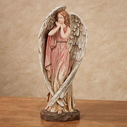 מגע של כיתה מתוקה שמימית מלאך חן פסל שולחן פסל חמוציות בגובה 18 אינץ '