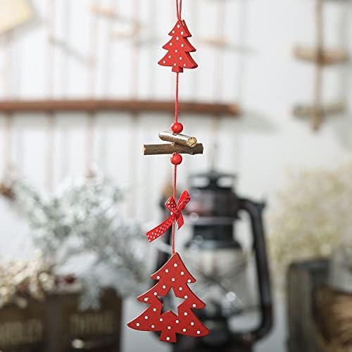קישוט יצירתי תליון עץ חג המולד קישוט תליון קסם חג המולד קסם גפן גפן למטבח