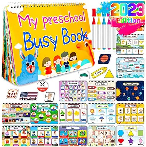 הייקידו פעוט עסוק ספר, 2023 הכי חדש אוטיזם צעצועים לילדים, בגיל רך למידה פעילות קלסר, חינוכי ספר עבור אוטיזם