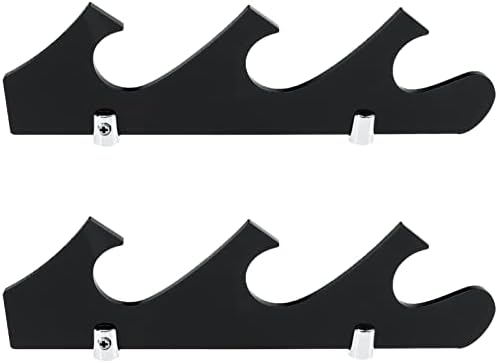 6 יחידות סוגר בית מדף אקריליק עבור מעשי שחור אשף חרב רכוב תמיכה ביתי מתלה בעל ווי קיר תצוגת אחסון שרביט סטנד אספן
