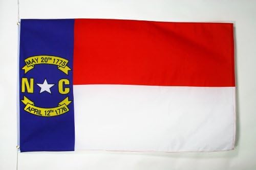 דגל AZ צפון קרוליינה דגל 2 'x 3' - מדינת ארהב של קרוליין דו נורד דגלים 60 x 90 סמ - באנר 2x3 ft