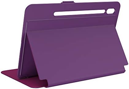 מוצרי Speck Balancefolio Samsung Galaxy Tab S6 Case and Stand, Acai Purple/Magenta Pink