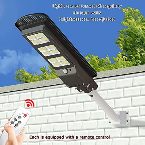 Hytc Solar Street Lights Outdoor, Security Light Light Auto On Off Dusk כדי על שחר עם חצר, גן,