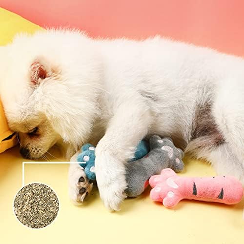 Koqwez33 לחתול צעצועים לניקוי שיניים, צעצוע חתול חתלתול טופר קקטוס צורת נשיכה עמידה במרקם רך חתול חיית מחמד