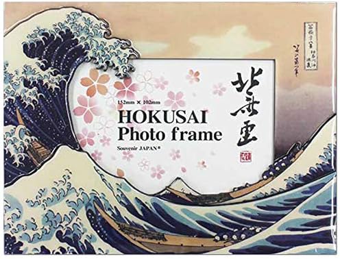 מסגרת צילום של הוקוסאי, ננאמי מחוץ לקאנגאווה, 26-362, מסגרת תמונה של Ukiyo-e, מוצרים יפניים, שכבת