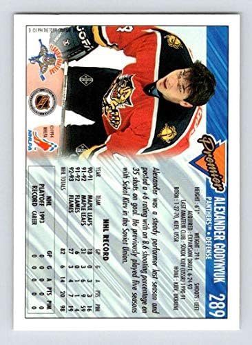 1993-94 Topps Premier 289 Alexander Godynyuk NM-MT Florida Panthers הוקי