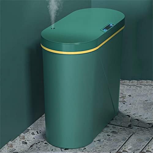 SMLJLQ ריסוס חכם פח פח פסולת ביתית אוטומטית אוטומטית לשירותים מכביסת אמבטיה מטבח מקומות צרים מקומות צרים פח חיישן