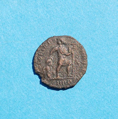 זה ולנטיניאני i קיסר רומאי 364 - 375 צ'י -רו סטנדרט גרור שבי של מטבע ברונזה טוב מאוד טוב