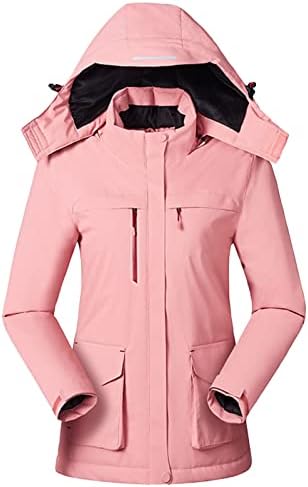 מעילים מחוממים נשים קפואות קפוצ'ונים עם הרים חמים של USB טעינה מעילי חימום מעילי רוח פגז רך רכה בגדי