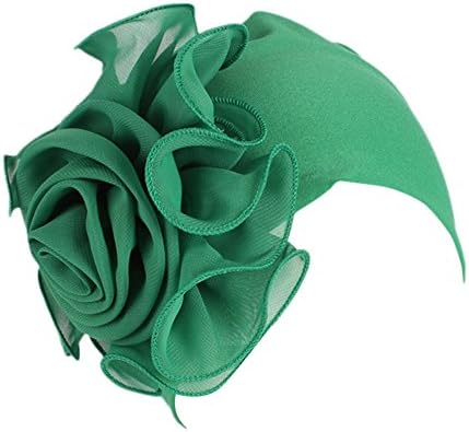 טורבן לנשים רטרו פרח פרח כימו כפיות כובעי אופנה לעטוף כובעי גולגולת לנשים לנשים סלוצי סרטן.