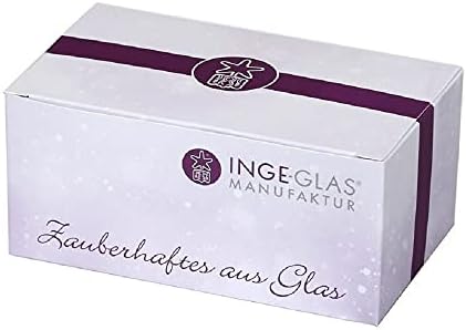 אינגה-גלס קיפוד 10073S021 IGM קישוט לחג המולד זכוכית גרמנית