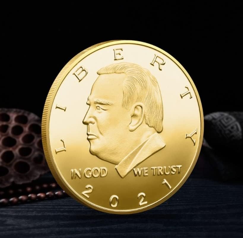 2021 בחירת נשיא ארהב בידן צבע זהב מצבע זהב מטבע מטבע מטבע מטבעות זהב מטבעות