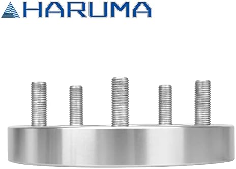 HARUMA 2 PCS 1 אינץ 'מרווחי גלגל עובי 5x114.3 ממ עד 5x120 ממ דפוס גלגלים 74 ממ רכזת נשא עבור