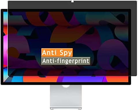 מגן מסך פרטיות של Vaxson, התואם לתצוגה של Apple Studio 27 '' Monitor Anti Spy Slute Sceptors Scepter