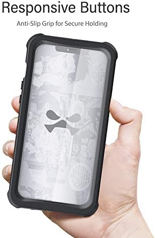 Ghostek Nautical iPhone 12 Pro Max אטום מים מסך מארז ומגן עדשת מצלמה מובנה גוף מלא גוף כבד מכסה טלפון מגן מחוספס
