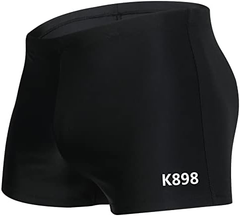 K898 חליפות שחייה של שחיית שחייה של גברים חליפות שחייה מרובעות גברים בגדי ים אתלטים עם גוש בגד