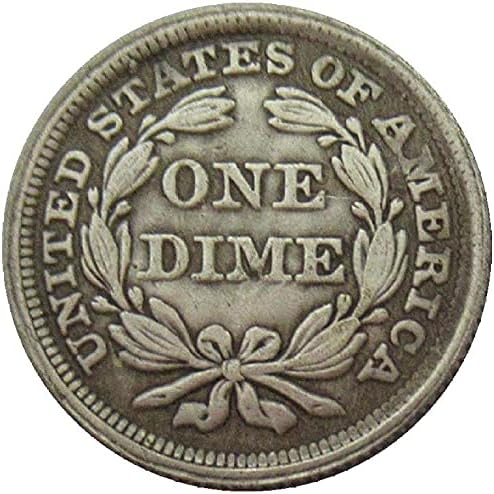 ארהב Naqi 10 סנט 1849 מטבעות זיכרון מצופה מכסף מטבעות זיכרון