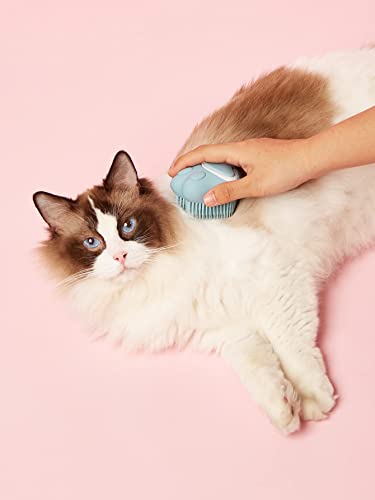 קוויני 1 חבילה טופר עיצוב אקראי צבע לחיות מחמד אמבט מברשת רך סיליקון חמוד חתול שיער מסרק שמפו מברשת