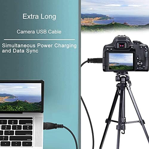 Jantoy Power USB נתונים סנכרון כבל כבל תואם למצלמת Nikon CoolPix UC-E6 UC-E16 UC-E17