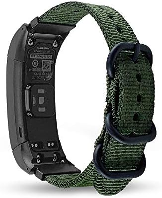 רצועת ניילון ניילון של C2D Joy Canvas תואמת עבור Garmin Vivosmart HR/HR+ Plus Tracker and Gearding