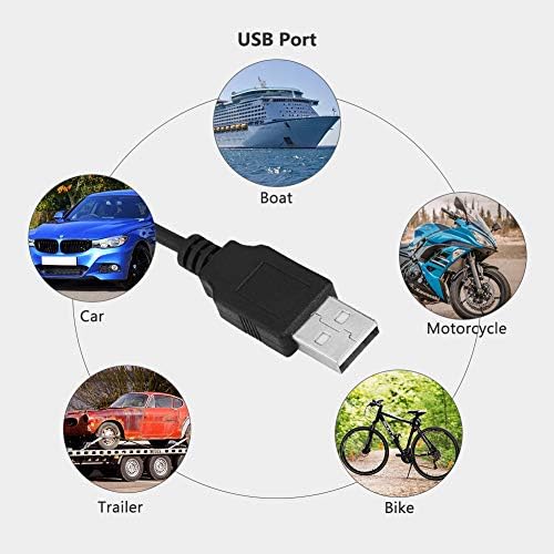 Keenso 1M 3.5 ממ USB ​​3.0 AUX HORPOIN MOUN, USB AUX PORT 3.5 ממ כבל הרחבה לרכב, רכב, ים, סירה, אופנוע