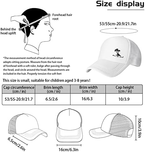 כובע בייסבול פעוטות כובעי כדור חוף לכובע פעוטות ספורט בספורט בכל הכובע של חוף הים