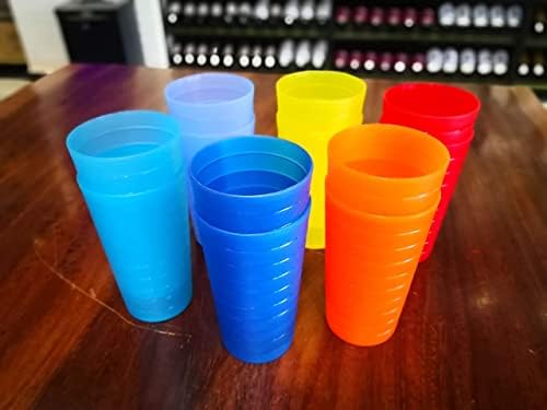 Yuyuhua 32 אונקיות כוסות פלסטיק גדולות וכוסות פלסטיק 22 אונק