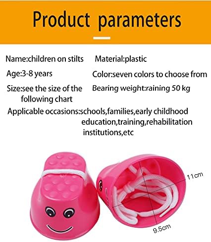 Baifanhao 8 PCS דלי דלי עוקב צעצועי אימון הליכה לילדים חומר פלסטיק ידידותי לסביבה פעילות גופנית