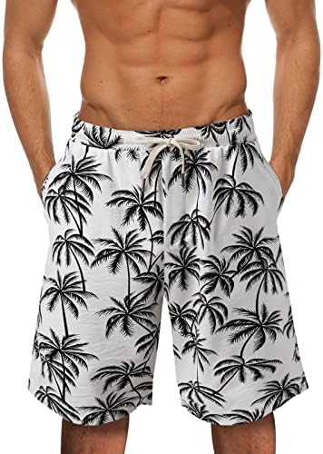 גזעי שחייה לגברים מהיר לוח יבש מכנסיים קצרים שחייה קצרים מפוספסים בקיץ חוף מכנסיים קצרים בגד ים קל משקל