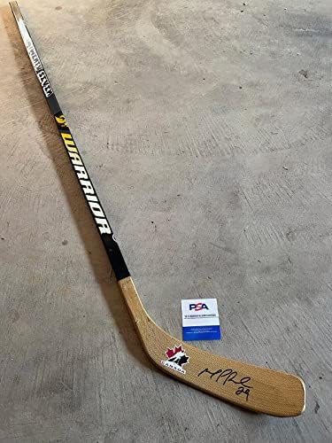 צוות מארי פיליפ -פולין קנדה קנדה חתמה על מקל הוקי עם חתימה עם חתימה עם PSA COA - מקלות NHL עם חתימה
