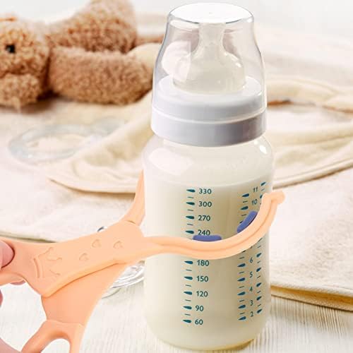 תינוק האכלת בקבוק 2 יחידות תינוק חלב בקבוק מהדק תינוק בקבוק מספריים מלקחי בקבוק חם אנטי לחלוט מלחציים תינוק