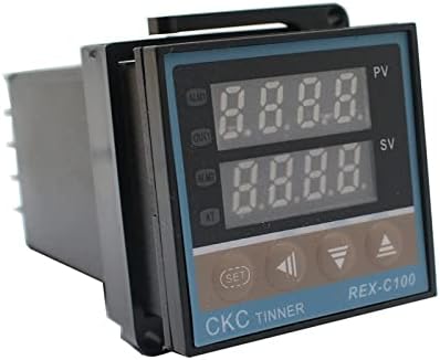 REX-C100 פלט ממסר תרמוסטט של בקר טמפרטורה דיגיטלית + K חיישן צמד תרמי 48 x 48