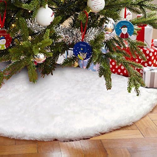 חצאית עץ חג המולד של Aerwo Faux Fuax 48 אינץ