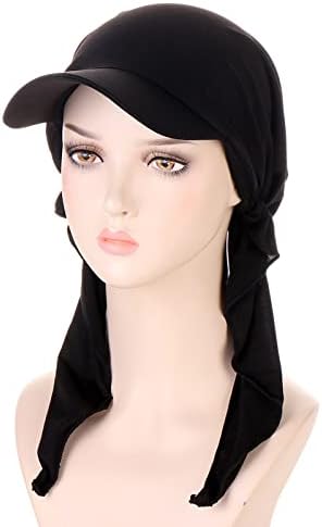 נשים כובע ראש מזדמן של כובע ראש מכסה ראש המוסלמי טורבן כובע ראש טורבן כובע ספורט בינוני