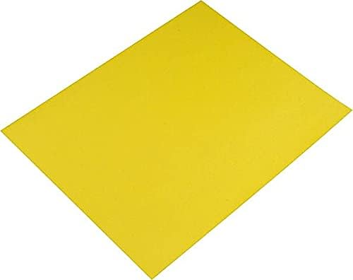 לוח פוסטר בצבע ארבע שכבות, 28X22, צהוב לימון, 25 לקרטון