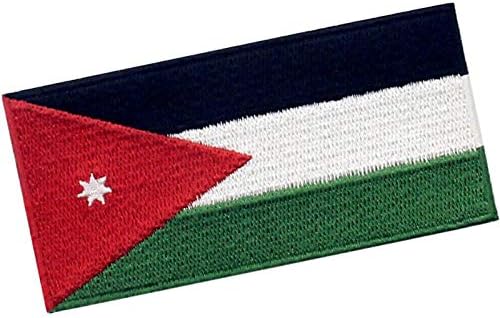 טלאי דגל של אמבטאו ירדן רקום מורל לאומי אפליקציה ברזל על תפור על סמל ירדני