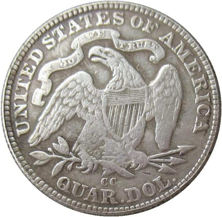 ארהב 25 סנט דגל 1878 מטבע זיכרון מעתק מצופה כסף