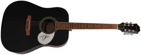 דייב גרוהל חתם על חתימה בגודל מלא גיבסון אפיפון גיטרה אקוסטית עם אימות ג 'יימס ספנס ג' יי. אס. איי קוא - פו