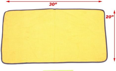 מעבר אחד הידרוגליד 18 סיליקון סיליקון y-bar צהוב צהוב עם מגבת סיבי מיקרו xl