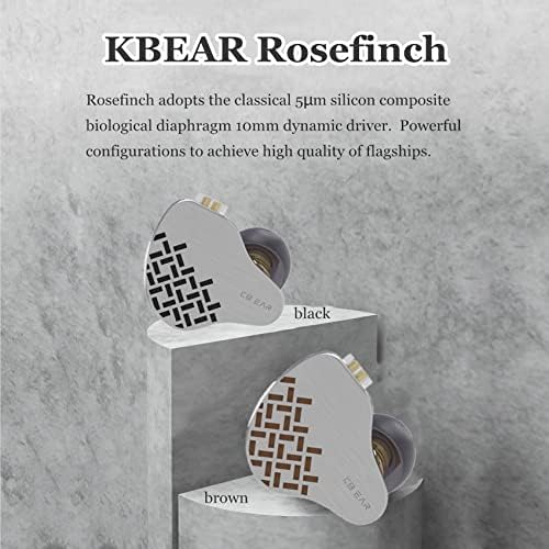 Kbear rosefinch + kz zsn pro x קווית באוזניות אוזניות