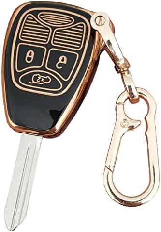 קיקסיוביה לג 'יפ כיסוי פוב מפתח מעטפת עם מחזיק מפתחות מתאים לקרייזלר 200 אספן נק קרוזר סברינג טאון