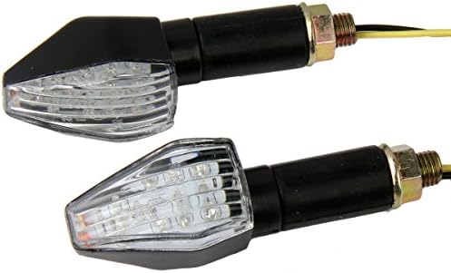 2 יחידות שחור הוביל הפעל אותות אורות מצמוצים תואם עבור 2008 ביואל אש 12