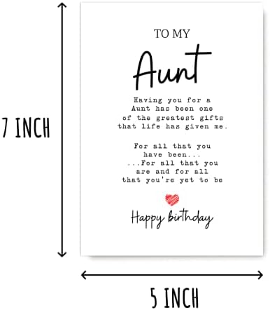 לדודה שלי - כרטיס יום הולדת של דודה - דודה היא המתנות הגדולות ביותר בחיי - כרטיס יום הולדת לדודה