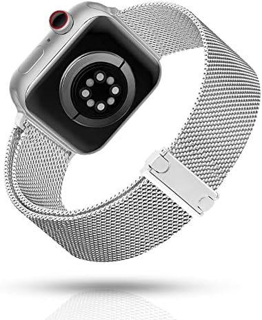 לולאה מילאנית של Aokoor לסדרת Apple Watch 8 SE 7 6 5 4 3 2 1 רצועות רשת נירוסטה מתכווננת תואמות