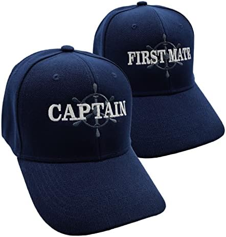קפטן וחבר ראשון קצה תואם כובעי בייסבול