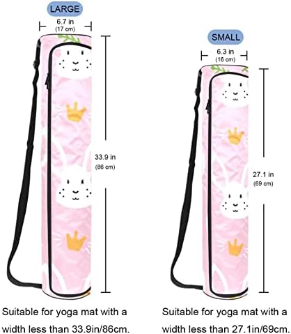 ארנב חמוד יוגה מחצלת תיק עם רצועת כתף יוגה מחצלת תיק חדר כושר תיק חוף תיק