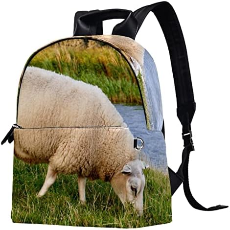 תרמיל לטיולים בעור טבובט תרמיל נייד קל משקל לנשים, כבשים של בעלי חיים
