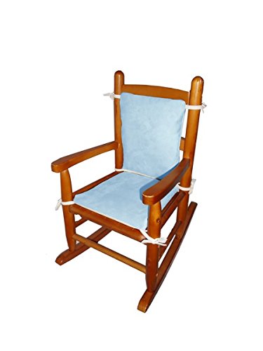 מצעי בובה לתינוק זמש כרית כיסא נדנדה ג'וניור, כחול